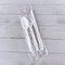 Boardwalk Three-Piece Cutlery Kit, Fork/Knife/Teaspoon, Polystyrene, White, 250PK BWK3KITHVYWH - alternate 3